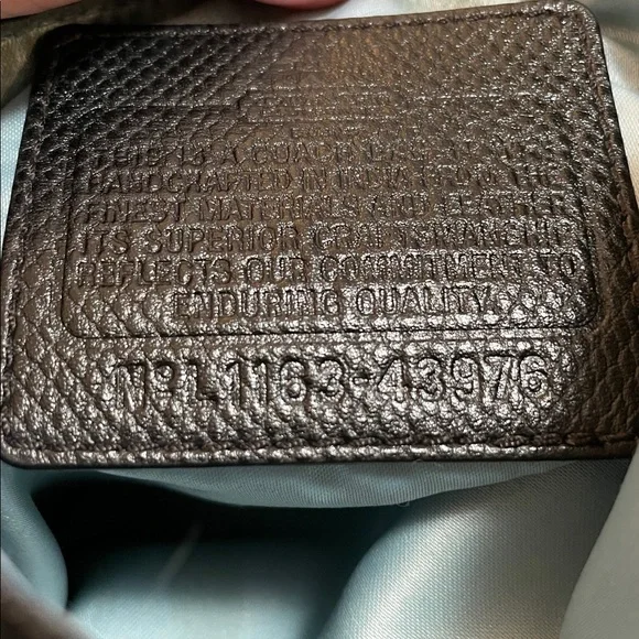 GC Coach Signature Black and Grey Cross Body Bag - Picture 6 of 9